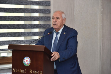 Nəsimi Rayon İcra Hakimiyyətində rayon ağsaqqalları ilə görüş keçirilib