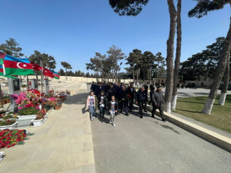 Nəsimi rayonunda Vətən müharibəsi Şəhidi Həsənov Teymur Mahal oğlunun doğum günü qeyd olunub.