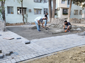 RİH rəhbərliyi rayon ərazisində aparılan abadlıq-quruculuq işlərinə baxış keçirdi.