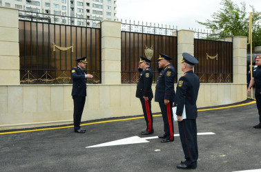 Nəsimi rayonunda Polis şöbəsinin inzibati binasının açılışı olub.