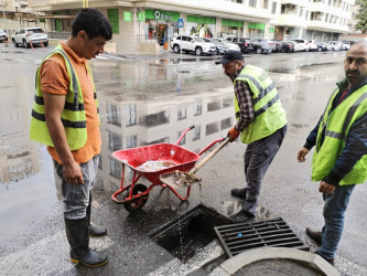 Hava şəraitinin dəyişməsi nəticəsində rayon ərazisində  qabaqlayıcı   tədbirlər görülüb.