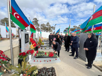 Şəhid Kazımov Vüsal Vüqar oğlunun şəhadət günündə əziz xatirəsi yad edildi.