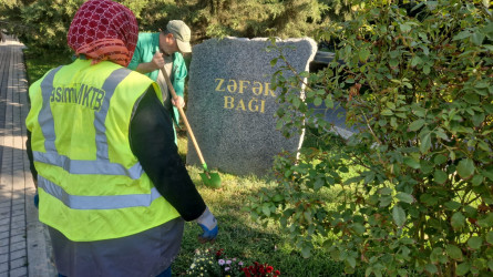 Nəsimi rayonunda yerləşən Zəfər bağında başlanılmış təmir işləri yekunlaşmışdır.