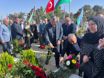 Vətən Müharibəsi Şəhidi Qasımlı Mir Həmid Nazim oğlunun doğum günündə əziz xatirəsi yad edildi.