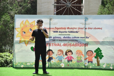 Nəsimi rayonunda “Milli-mənəvi dəyərlərimiz tarixi irsimiz” mövzusunda “Çıxdı günəş, doldu cahan nur ilə” IV inkluziv yaradıcılıq-festival müsabiqəsinin yekun təltifetmə mərasimi keçirilib.