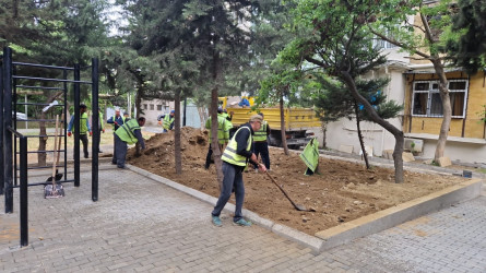 Cavadxan 28,32 saylı ünvanlarda abadlıq-quruculuq işləri davam edir.