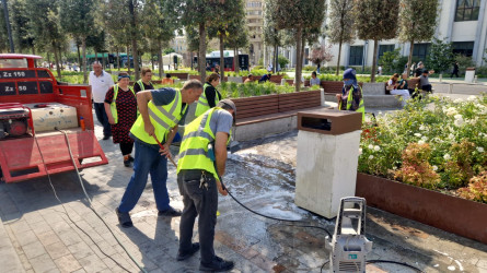 Nəsimi rayonunda növbəti iməcilik keçirilib