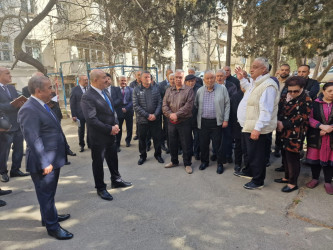 Nəsimi rayonunda  aprel ayında  səyyar qəbullar keçirilmişdir