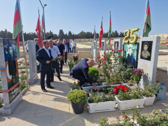 Vətən Müharibəsi Şəhidi Novruzov Aqşin Şahin oğlunun doğum günü ərəfəsində xatirəsi yad olundu.