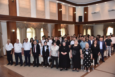 Nəsimi rayon İcra Hakimiyyətində 20 Sentyabr - Dövlət Suverenliyi Günü münasibətilə tədbir keçirilib.