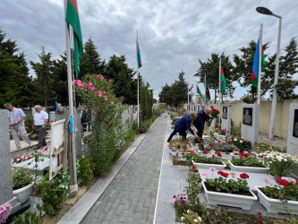 Vətən Müharibəsi Şəhidlərinin əziz xatirəsi yad olundu.