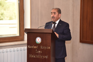 Nəsimi Rayonunda “14 İyul 1969-cu il: Tərəqqi yolunun başlanğıcı ” adlı dəyirmi masa keçirilib