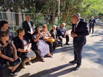 Nəsimi rayonunda  cari  ilin oktyabr ayında səyyar qəbullar keçirilmişdir