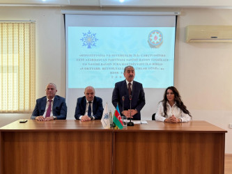 Nəsimi rayonunda 5 oktyabr – Beynəlxalq Müəllimlər Günü münasibətilə tədbir keçirilib.