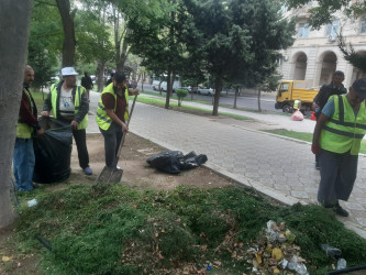 Rayon ərazisində  növbəti sanitar təmizlik işləri aparılıb.