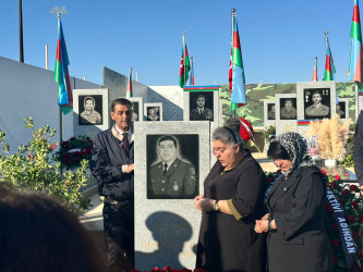 Vətən Müharibəsi Şəhidi Həsənov Faiq Hüseyn  oğlunun şəhadət günündə əziz xatirəsi yad edildi.