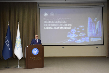 Nəsimi rayonunda “Müasir Şəhərsalma Vizyonu: Ənənə və İnnovasiyanın Harmoniyası” Rəqəmsal İdeya Müsabiqəsinin bağlanış mərasimi keçirilib