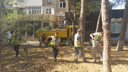 Cavadxan küçəsi 26,30 saylı ünvanlarında aparılan abadlıq-quruculuq işləri davam edir.