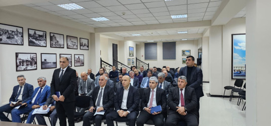 Nəsimi rayonunda “Yaşıl dünya naminə həmrəylik ili” çərçivəsində su ehtiyatlarından səmərəli istifadəyə dair yığıncaq keçirildi