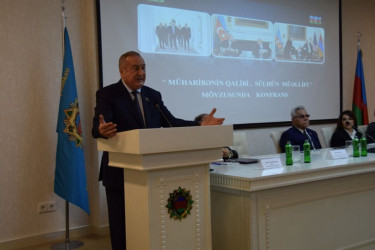 Müharibə, Əmək və Silahlı Qüvvələr Veteranları Təşkilatında “Müharibənin qalibi, sülhün müəllifi” mövzusunda konfrans keçirilib