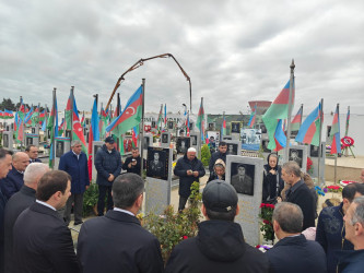 Vətən Müharibəsi Şəhidi Baxşəliyev Natiq Saleh oğlunun şəhadət günündə əziz xatirəsi yad edildi.