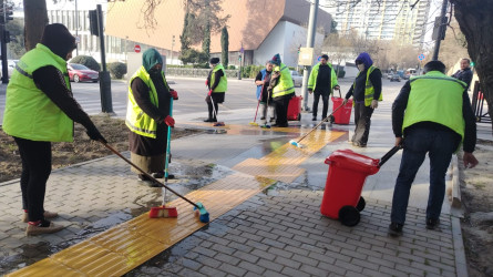 Nəsimi rayonunda növbəti iməcilik keçirilib