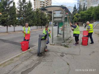 Rayon ərazisində növbəti iməcilik keçirildi.