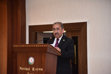 Nəsimi Rayon Ağsaqqallar Şurasının geniş tərkibdə hesabat konfransı keçirilmişdir.