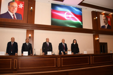 Nəsimi rayonunda Azərbaycan Respublikasının Prezidenti cənab İlham Əliyevin Yeni  Azərbaycan Partiyasının VIII Qurultayındakı çıxışından irəli gələn vəzifələrə həsr olunmuş müşavirə keçirilib.