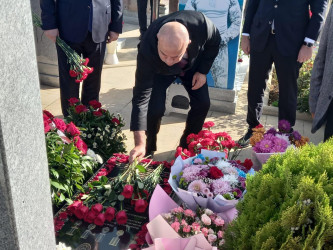 Vətən Müharibəsi Şəhidi Hüseynzadə Həmidağa Bağı oğlunun şəhadət günündə əziz xatirəsi yad edildi.