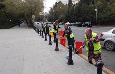 Nəsimi rayonunda iməcilik keçirilib.