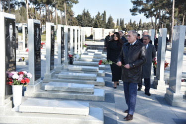 Şəhid Kazımov Vüsal Vüqar oğlunun əziz xatirəsi yad edilib