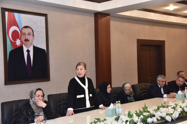 Nəsimi rayonunda Xocalı faciəsinin 34-cü ildönümü ilə əlaqədar Xocalı sakinləri ilə görüş keçirilib