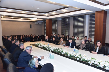 Nəsimi rayonunda Xocalı faciəsinin 34-cü ildönümü ilə əlaqədar Xocalı sakinləri ilə görüş keçirilib