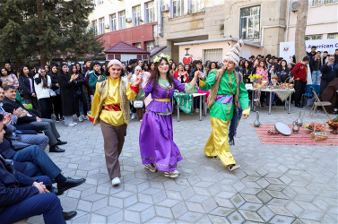 Nəsimi rayonunda Novruz bayramı münasibətilə silsilə tədbirlər davam edir.
