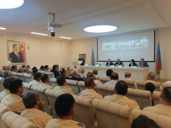 Müharibə, Əmək və Silahlı Qüvvələr Veteranları Təşkilatında “Müharibənin qalibi, sülhün müəllifi” mövzusunda konfrans keçirilib