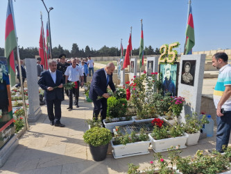 Vətən Müharibəsi Şəhidi Novruzov Aqşin Şahin oğlunun doğum günü ərəfəsində xatirəsi yad olundu.