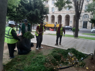 Rayon ərazisində  növbəti sanitar təmizlik işləri aparılıb.