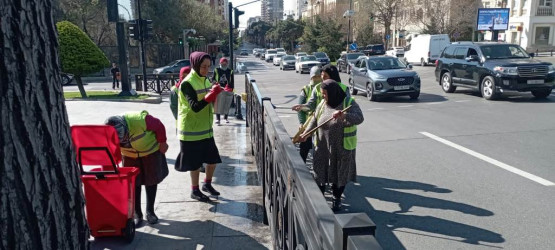 Nəsimi rayonunda növbəti iməcilik keçirildi.