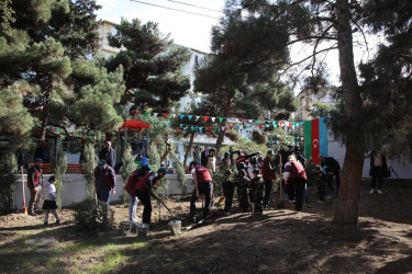 Nəsimi rayonunda növbəti “Abad həyət” sakinlərin istifadəsinə verilib.