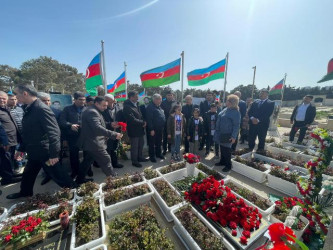 Nəsimi rayonunda Vətən müharibəsi Şəhidi Həsənov Teymur Mahal oğlunun doğum günü qeyd olunub.