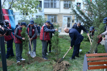 Nəsimi rayonunda növbəti “Abad həyət” sakinlərin istifadəsinə verilib.