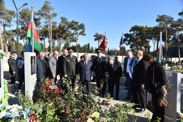 Anım günündə 2 saylı Fəxri və Şəhidlər Xiyabanında dəfn olunmuş Şəhidlər ziyarət olundu