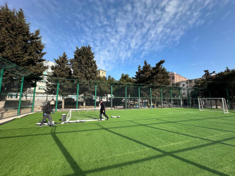 Nəsimi rayonunda başlanılmış abadlıq və təmir-bərpa işləri davam etdirilir.