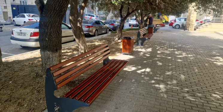 Nəsimi rayonunda abadlıq işləri davam etdirilir.