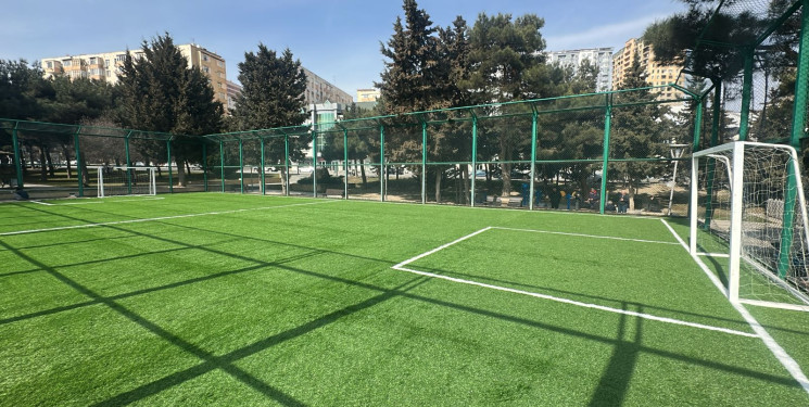 Nəsimi rayonunda başlanılmış abadlıq və təmir-bərpa işləri davam etdirilir.