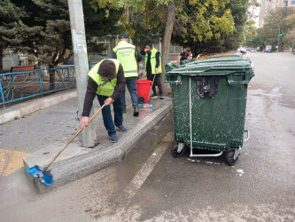 Nəsimi rayonunda növbəti iməcilik keçirilib