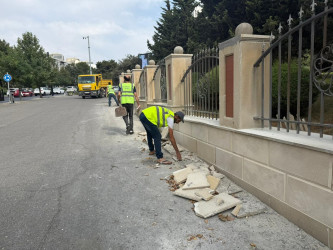 Rayon ərazisində abadlıq işləri davam etdirilir