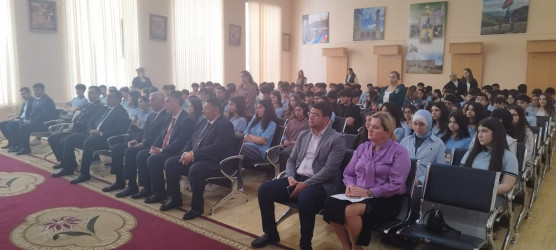 Nəsimi rayonunda narkomaniya ilə mübarizə mövzusunda növbəti maarifləndirici tədbir keçirilib