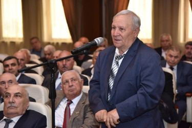 Nəsimi Rayon Ağsaqqallar Şurasının geniş tərkibdə hesabat konfransı keçirilmişdir.